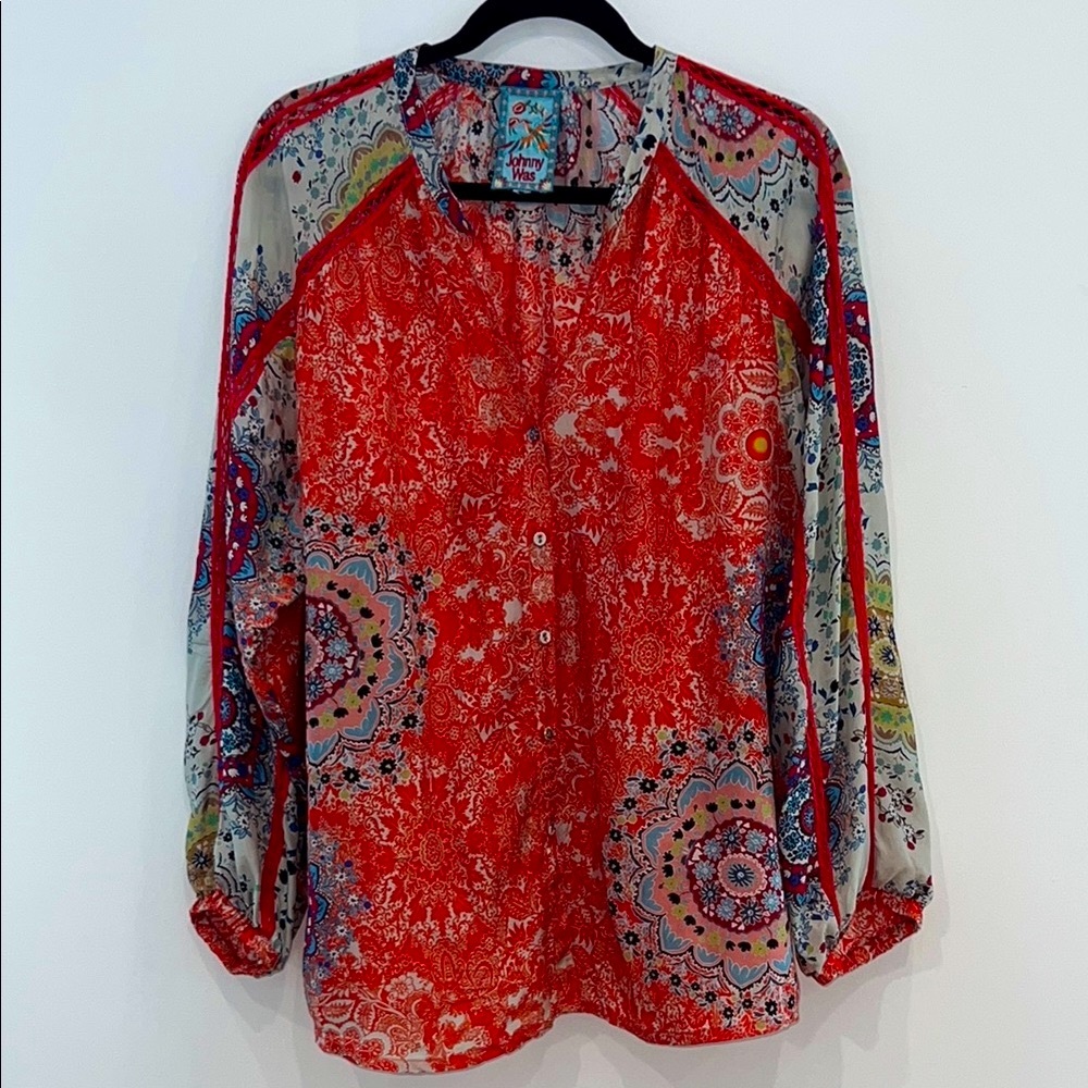 Johnny Was Bohemian ‘Ellen’ Floral Top
